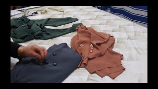 تفصيل وخياطة قميص نسائي /حجاب /chemise