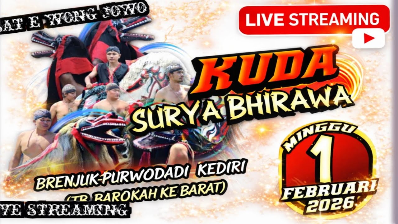 🔴 live siang ini jaranan Kuda Surya Bhirawa || Brenjuk Purwodadi Kediri 🇮🇩