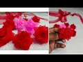 DIY |Easy ribbon flower|organza flower making