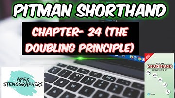 Pitman Shorthand Series Chapter-24 (The Doubling Principle)