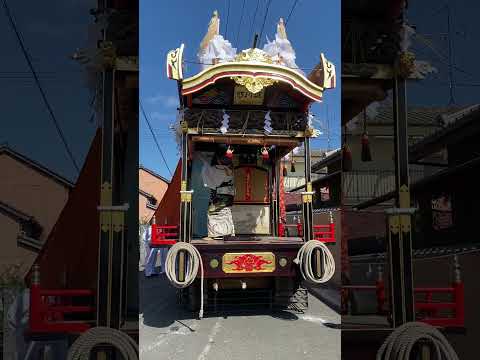 #中津祇園 2025　堀川町踊車　#二葉舞踊団　初代　二葉歌子座長の名曲を受け継いで、令和7年度の町内回り開幕　#shorts