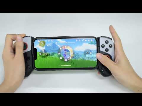 Ігровий геймпад CoolShark JK02 бездротовий джойстик з макросами для гри на телефоні / ПК контроллер для Android IOS, видео 2