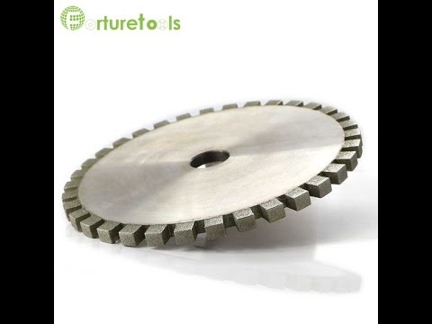 Full segmented diamond grinding wheel for CNC machine - YouTube