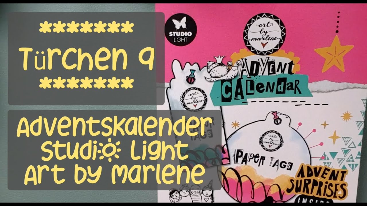 Türchen 9 Adventskalender 2022 Studio Light Art by Marlene YouTube