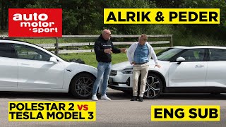 Förnuft & Känsla: Polestar 2 vs Tesla Model 3 (ENG SUB)