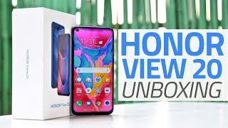 Honor View 20 Unboxing and First Look | Punch-Hole Camera, Specs, Features, and More