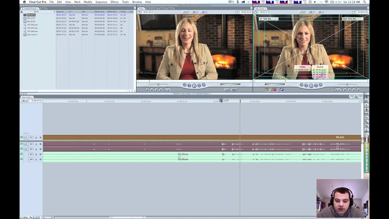 Syncing Audio and Video Using the Timeline in Final Cut Pro YouTube