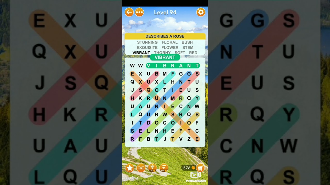 Level 91 - Level 100 Walkthrough - Word Search
