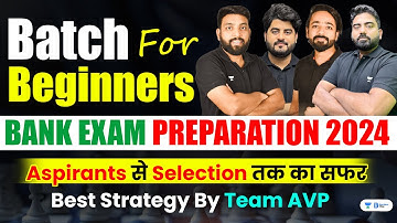 Bank Exam Preparation 2024 | Batch for Beginners