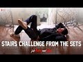 Stairs challenge from the sets  jab harry met sejal  anushka sharma shah rukh khan