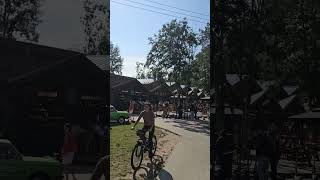 пешком по городу Сосновый Бор. уютный сосновй парк - комфортная среда. экотропа
