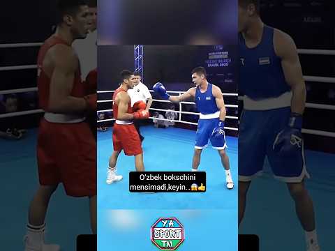 Mana O’zbek bokchini hurmat qilmaslikni oqibati 🇺🇿😱 #shorts #uzb #uzbekistan #boxing #respect