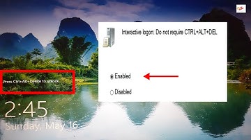 How to Fix CTRL+ALT+DEL in Windows 10 Lock Screen | CTRL+ALT+DEL Lock Screen Setting Windows 10,