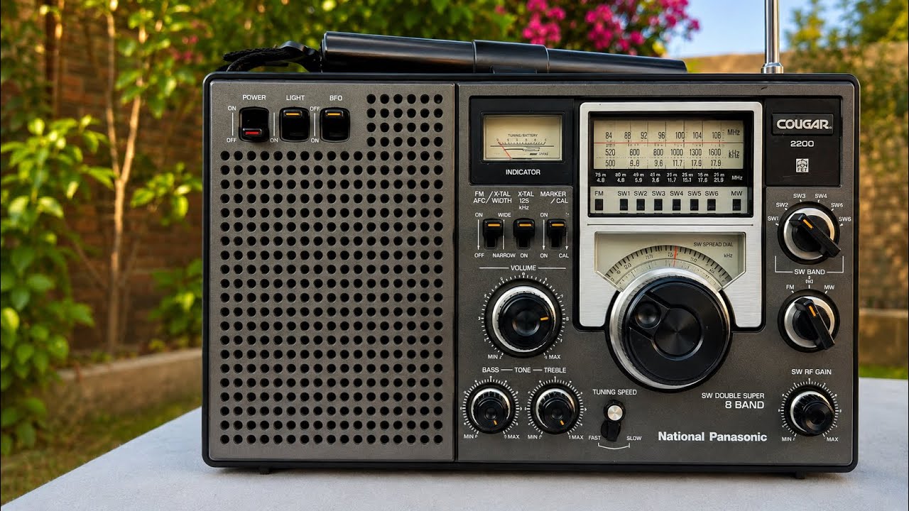 National Panasonic RF-2200 ON SW - YouTube
