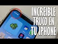 ACTIVA ESTE INCREÍBLE TRUCO EN TU IPHONE