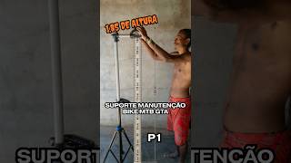 Com uma regulagem de 1,85 de altura, suporte manutenção bike MTB GTA P1