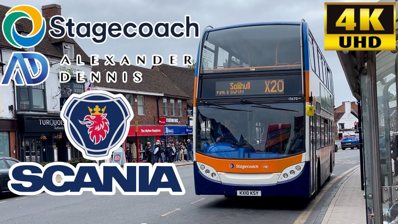 [Stagecoach Midlands: X20 Stratford-upon-Avon to Solihull via Wootton Wawen] ADL E400 Scania N230UD