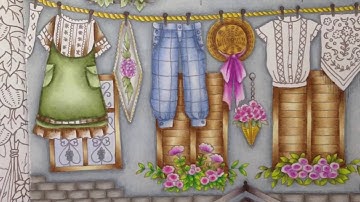 ROMANTIC COUNTRY The third tale - part 5 - prismacolor pencils