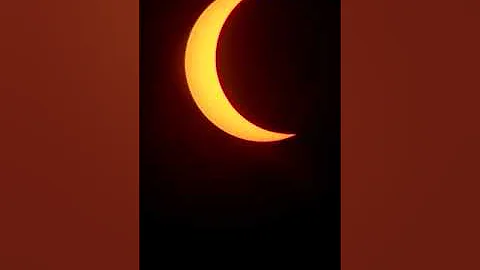 A "ring of fire" solar eclipse lit up the sky as the moon passed directly in front of the sun