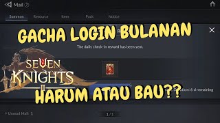 Summon Legendary ticket dari login bulanan, Hoki atau Apes? - Seven Knights 2 Indonesia