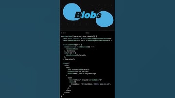 #coding blob background animation with #css and #javascript