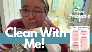  CLEAN WITH ME! ~ ZONE 3 ~ SUMMER ONE & DONE CLEANING ROUTINE