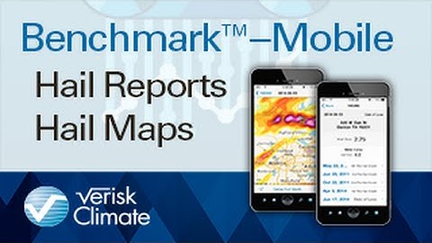 Benchmark™-Mobile hail reports and maps demo