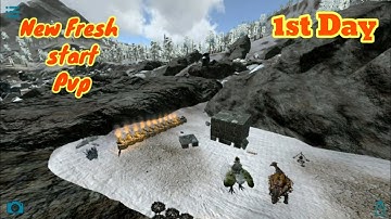 ( Ark Mobile ) New fresh start PvP server base build and farm
