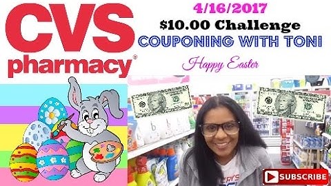 CVS $10.00 Challenge 4/16/17| Couponing With Toni | Newbies Start Here!