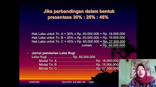 AKL Pembagian laba rugi persekutuan