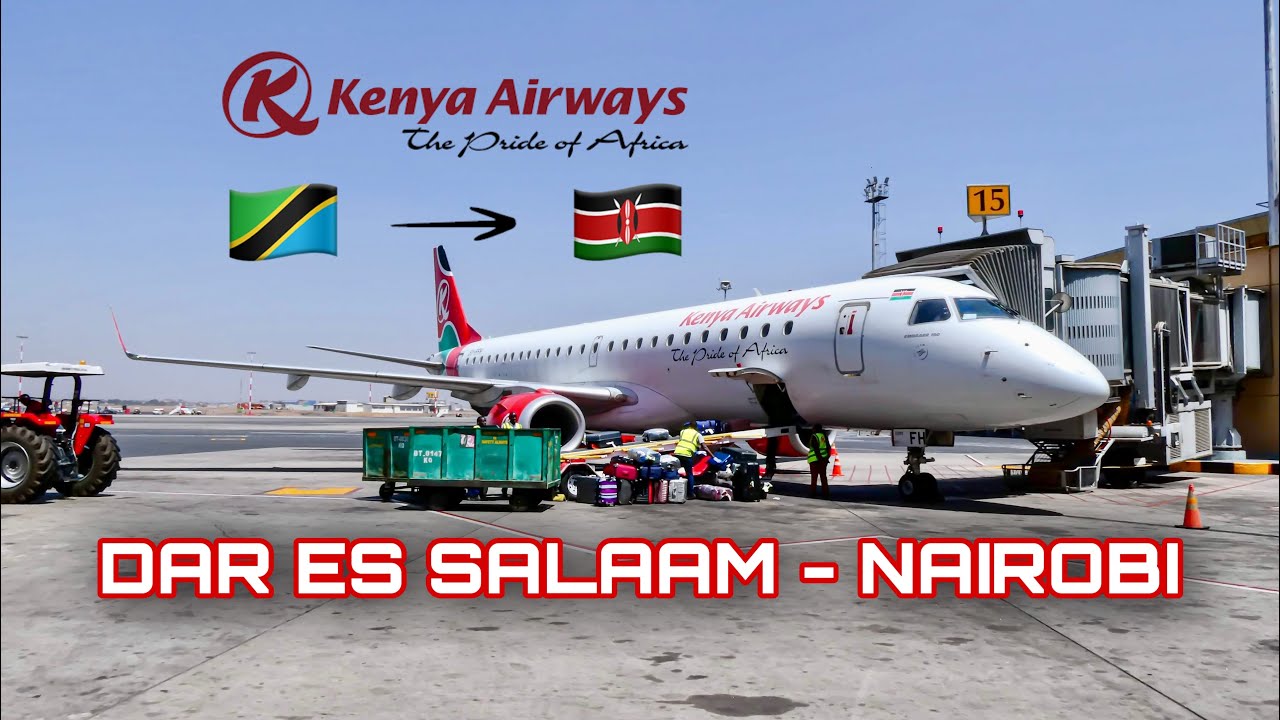 Trip Report  Kenya Airways  Dar Es Salaam  to Nairobi   Embraer 190