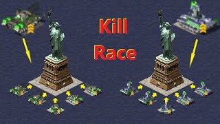 5 Apocalypse vs 5 Prism Tanks - Kill Race: Red Alert 2