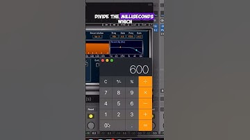 Calculate Predelay & Reverb Time.