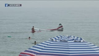 Small plane crashes reported in Wisconsin, near New Hampshire beach