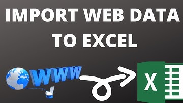 Import Web Data to Excel with Power Query
