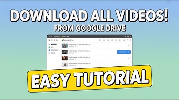How to Download Multiple Videos from Google Drive (Easy Guide)