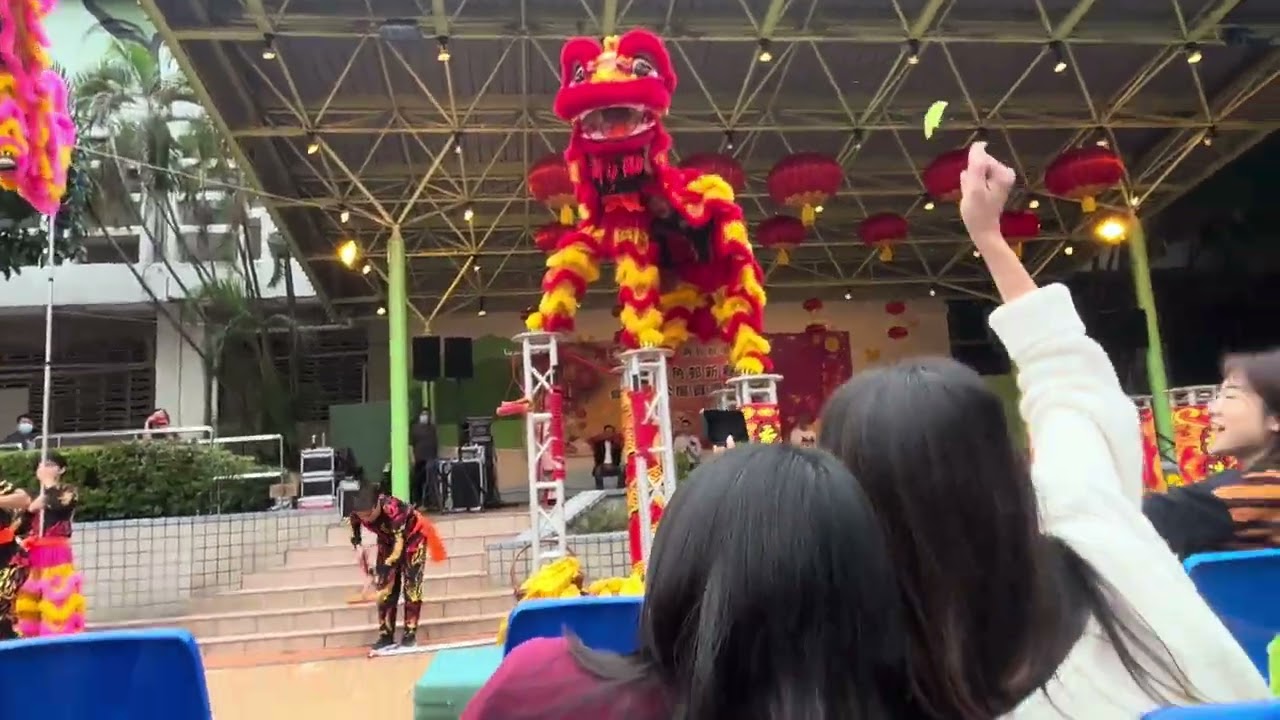 沙田沙角邨3月1日醒獅表演