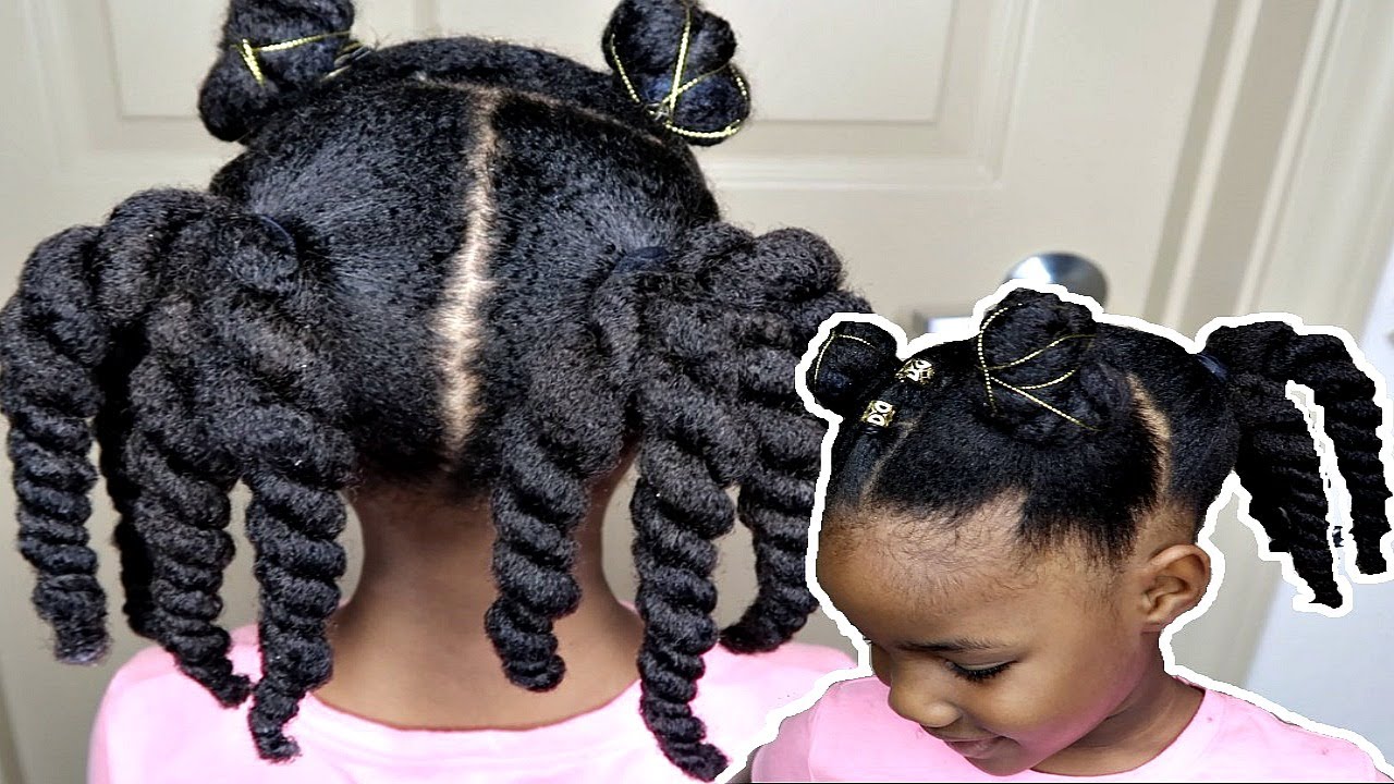 KIDS NATURAL HOLIDAY HAIRSTYLE | DEMONSTRATION - YouTube