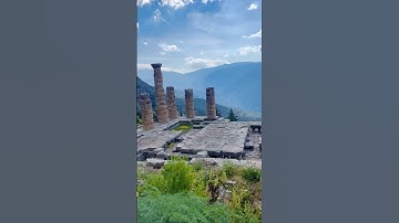 Delphi Greece -  the Oracle and ancient sacred space. #greece #greekmythology #greekhistory