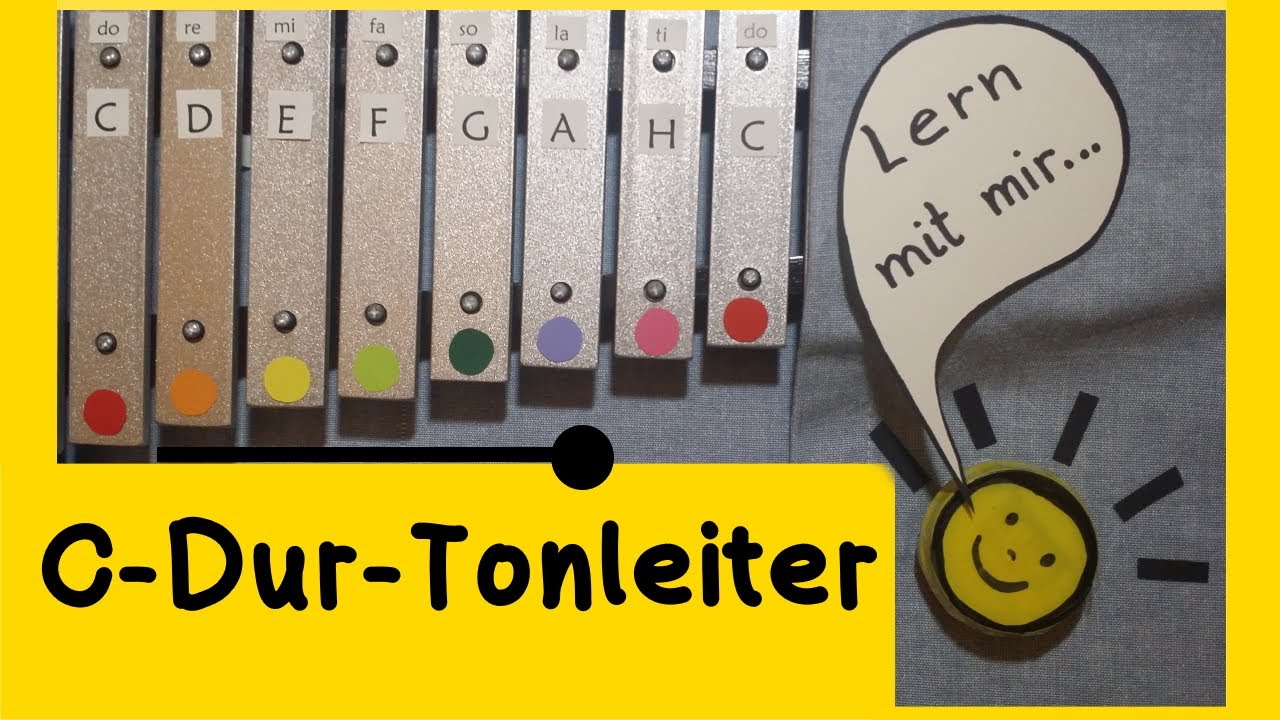 CDurTonleiter Glockenspiel lernen Anleitung für Kinder YouTube