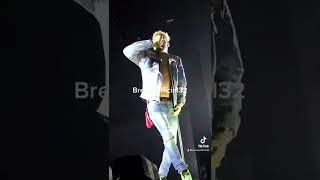 Chris Brown Sings Back To Sleep live  #shorts