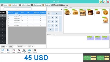 Ponit of sale Fastfood Softwere / برنامج نقاط بيع للاكل السريع c#