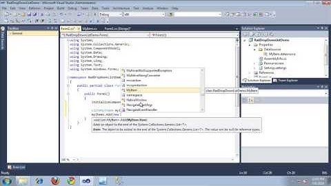 Getting Started with RadDropDownList