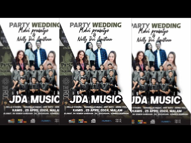 LIVE STREAMING JDA MUSIC WEDDING PARTY PRASETYO & NELLY | NN AUDIO class=