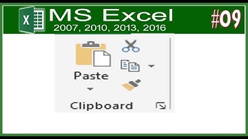 How to Learn Cut | Copy | Paste | in MS-excel Clipboard Group in hindi |  CTechnoG