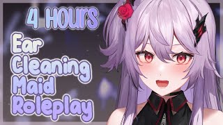 【ASMR】4 Hours ✨ Ear Cleaning, Night Time Routine & Maid Roleplay