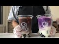 🍵Making Boba Milk Tea Vlog✨Choco💜Taro🍃Matcha🖤Brown Sugar[ASMR] first Vlog