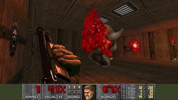 Doom (1993) - E2M5: Command Center [4K 60FPS]