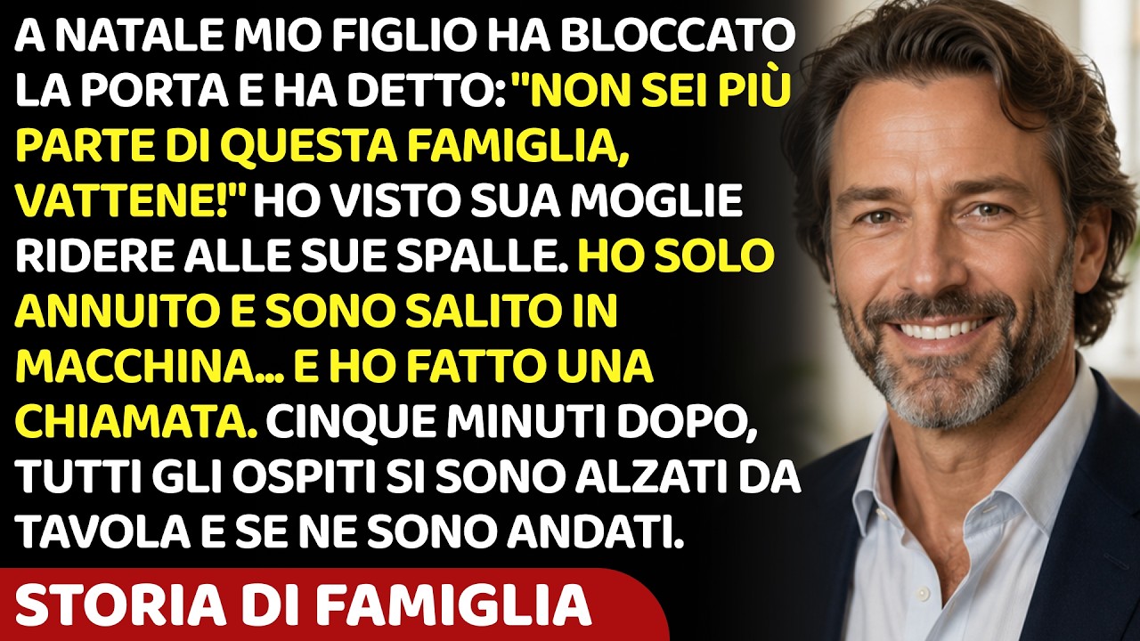 Avevo preparato il tacchino di mia moglie per sei ore. Alle dieci di Natale, mio figlio ha aperto la porta di casa sua — la casa che gli avevo comprato io — e mi ha guardato come si guarda uno...