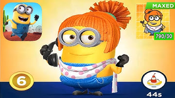 Minion rush Lucy minon upgrade 1 to MAXED EPIC costume gameplay walkthrough android ios